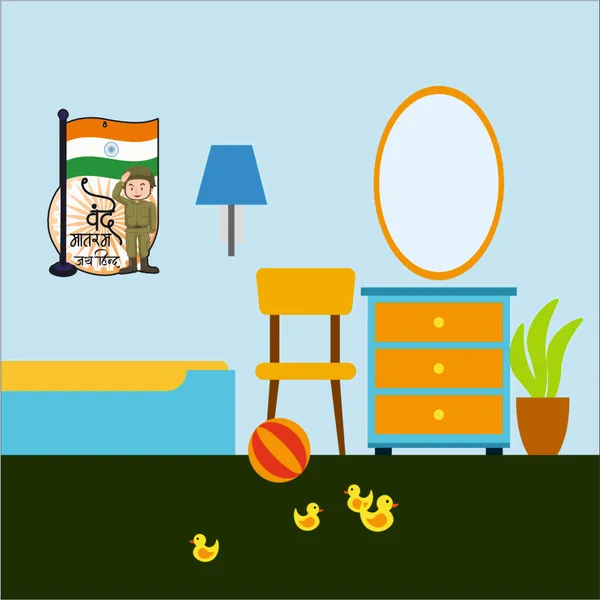 Wooden(MDF)_Wall_Decor_Cutout_for_kids-_Vande_Mataram_-Learning_through_Fun_design_-_12*18_inch