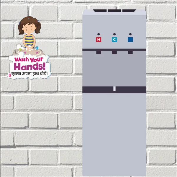 Wooden(MDF)_Wall_Decor_Cutout_for_kids-Wash_your_hand-Learning_through_Fun_design_-_12*18_inch