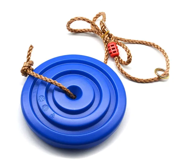 Reznor_Disc_Seat_Rope_Swing_Set_Easy_To_Hang_Daisy_Monkey_Swing_Disk_For_Kids_To_Play_Outdoors_With_Adjustable_Height_Blue