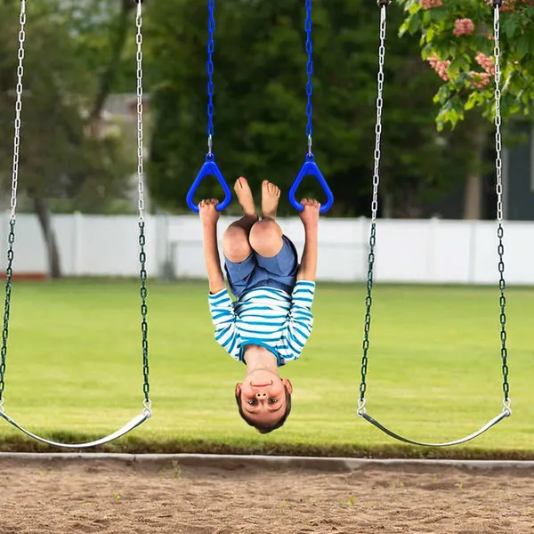 Reznor_Gym_Trapeze_Ring_With_Chain_Set_For_Kids_Sports_Outdoor_Indoor_Gym_Swing,_Blue