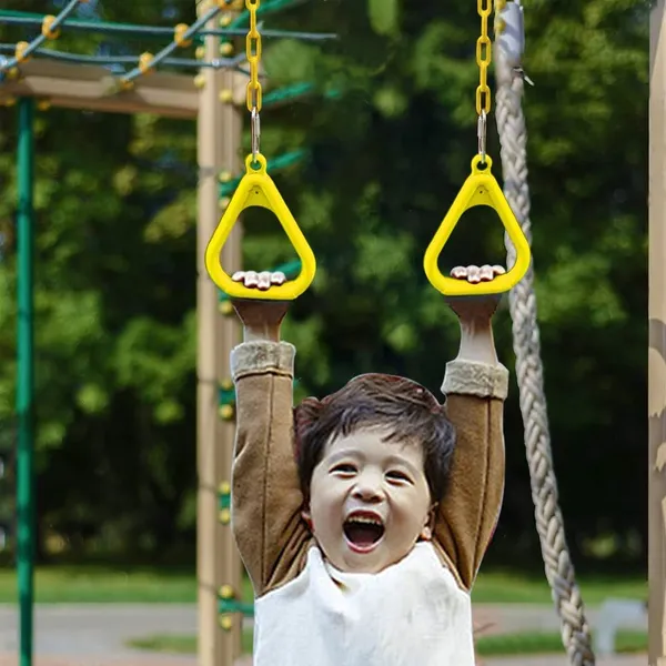 Reznor_Gym_Trapeze_Ring_With_Chain_Set_For_Kids_Sports_Outdoor_Indoor_Gym_Swing,_Yellow