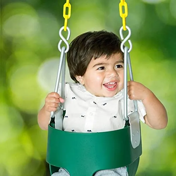Reznor_Flexible_High_Back_Full_Bucket_Chair_Swing_For_Children_S_Rznr_324_Seat_Only_Green