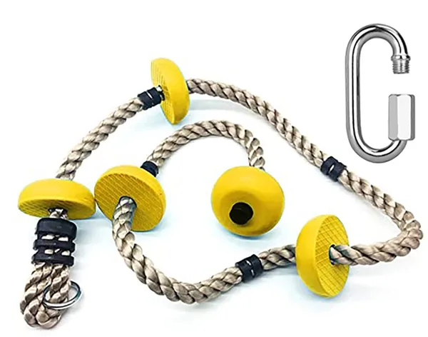 Reznor_6.5ft_Kids_Climbing_Rope_With_5_Yellow_Plastic_Knots_Ideal_For_Tree_Houses_And_Climbing_Frames_Swing_Set_Backyard_Outdoor_Play
