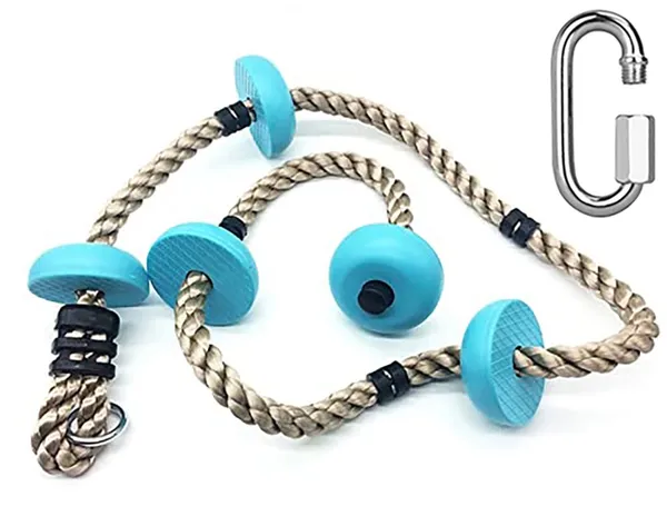 Reznor_6.5ft_Kids_Climbing_Rope_With_5_Blue_Plastic_Knots_Ideal_For_Tree_Houses_And_Climbing_Frames_Swing_Set_Backyard_Outdoor_Play