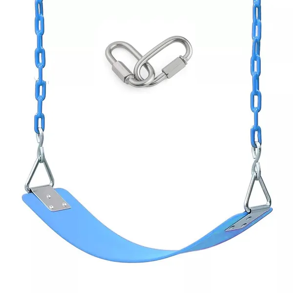Reznor_Heavy_Duty_Flexible_Swing_Seat_With_Metal_Triangle_Ring_2_Meter_Anti_Rust_Chain_Set_For_Kids_Playground_Jungle_Gym_Blue