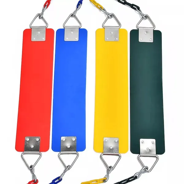 Reznor_Heavy_Duty_Flexible_Swing_Seat_With_Metal_Triangle_Ring_2_Meter_Anti_Rust_Chain_Set_For_Kids_Playground_Jungle_Gym_Green