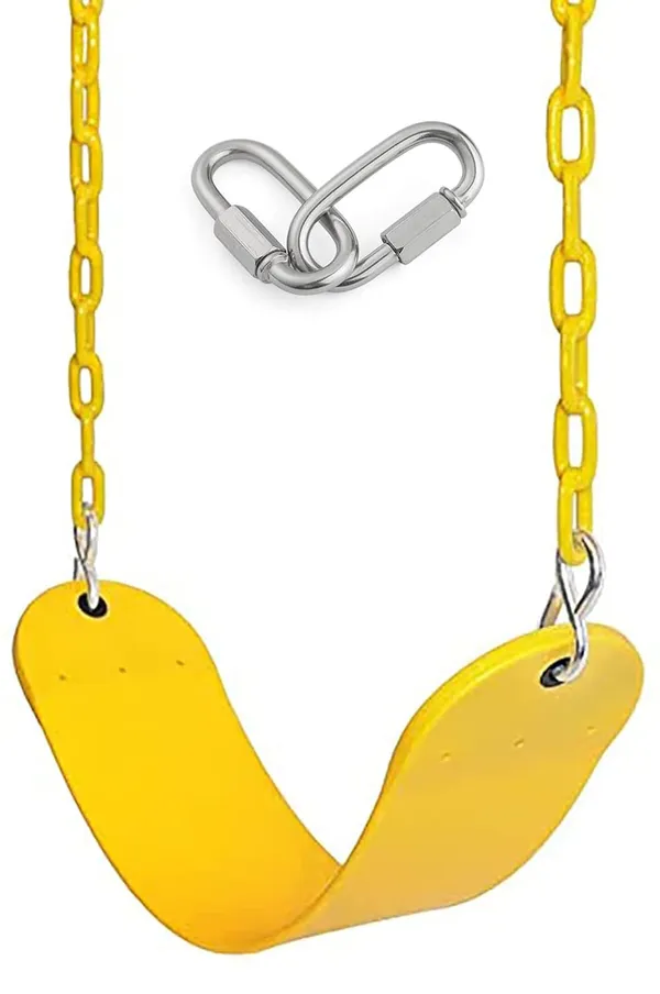 Reznor_Combo_Park_Indoor_Outdoor_Swing_Bucket_Seat_Swing_With_Chain_Yellow
