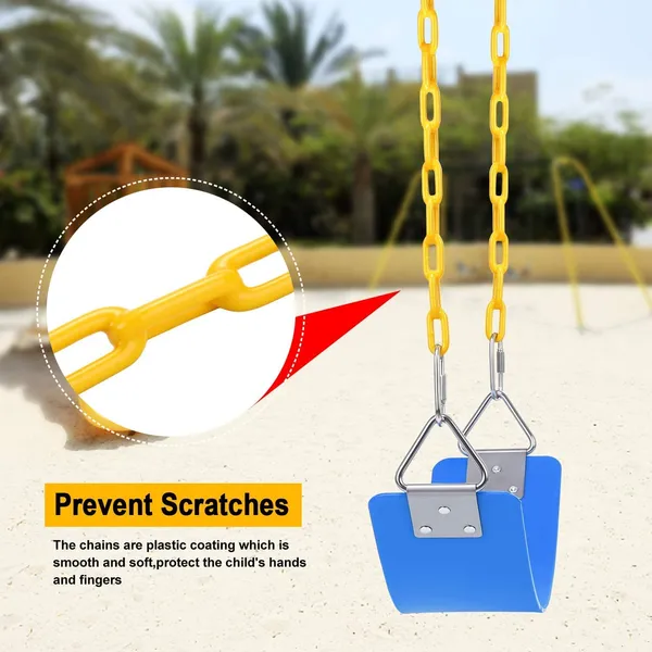 Reznor_Heavy_Duty_Flexible_Swing_Seat_With_Metal_Triangle_Ring_Anti_Rust_Chain_Set_For_Kids_Playground_Jungle_Gym_Blue_Yellow_2_Meter