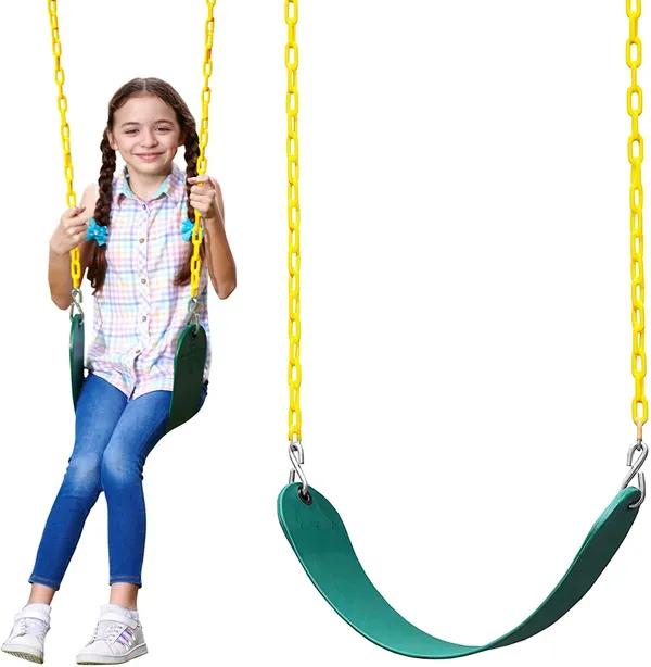 Reznor_High_Back_Full_Swings_Seats_Bucket_Swing_Heavy_Duty_With_2_Meter_Chain_Playground_Swing_Set_Accessories_Replacement_4_Oval_Shape_Stainless_Steel_Screw_Link_Snap_Hooks_For_Kids_Adults_Blue