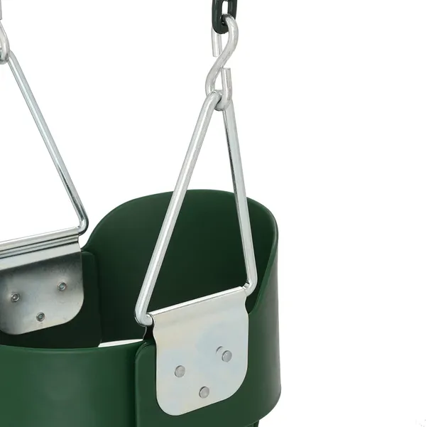Reznor_High_Back_Full_Swings_Seats_Bucket_Swing_Heavy_Duty_With_2_Meter_Chain_Playground_Swing_Set_Accessories_Replacement_4_Oval_Shape_Stainless_Steel_Screw_Link_Snap_Hooks_For_Kids_Adults_Green