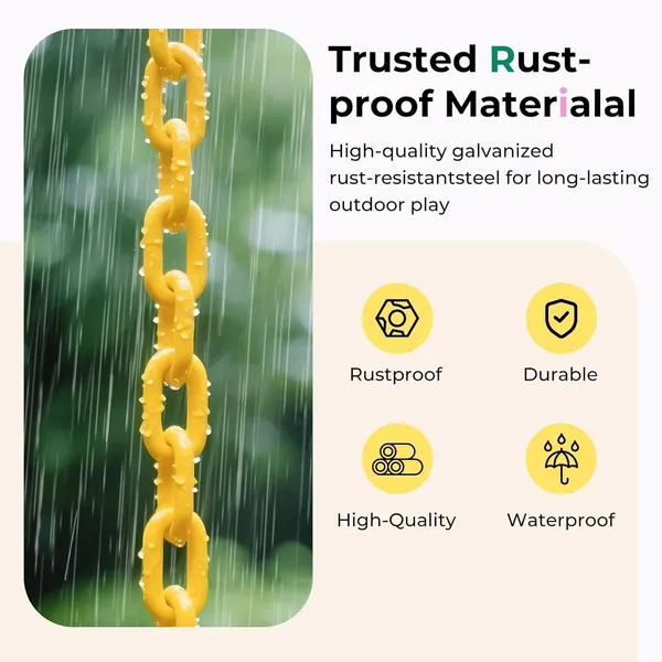 Reznor_High_Back_Full_Swings_Seats_And_Bucket_Swing_With_2_Meter_Chain_Playground_Swing_Set_Accessories_4_Oval_Shape_Stainless_Steel_Screw_Link_Snap_Hooks_For_Kids_Adults_Green