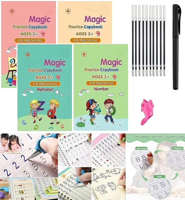 Reznor_4_Pack_Practice_Copybook_That_Can_Be_Reused_Calligraphy_Set_For_Kids_Number_Math_Drawing_Alphabet_Handwriting_Book_Repeatedly_Letter_Writing_Copybook