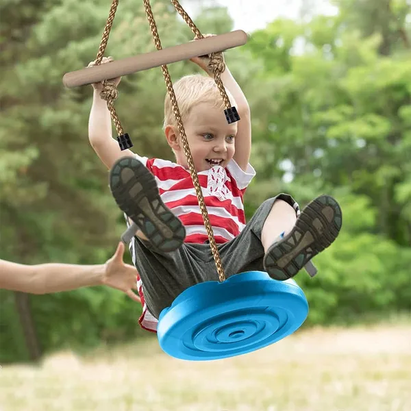 Reznor_Disc_Swing_For_Kids_Swing_Set_Accessories_7ft_Height_Adjustable_Gym_Monkey_Bars_Tree_Swing_For_Backyard_Blue