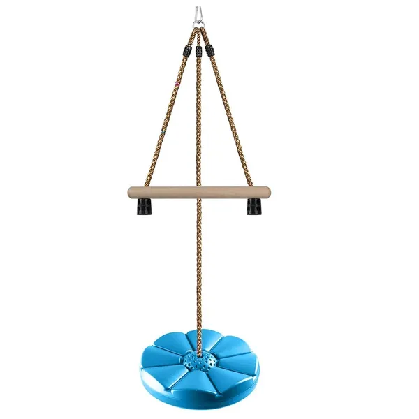 Reznor_Disc_Swing_For_Kids_Swing_Set_Accessories_7ft_Height_Adjustable_Gym_Monkey_Bars_Tree_Swing_For_Backyard_Blue