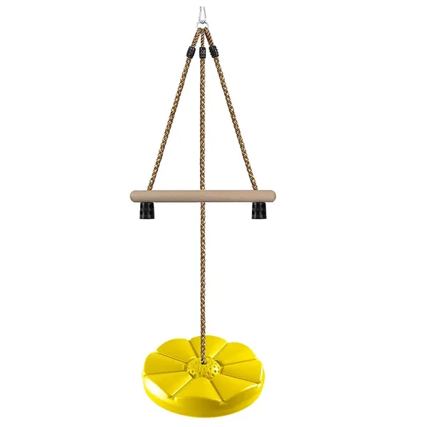 Reznor_Disc_Swing_For_Kids_Swing_Set_Accessories_7ft_Height_Adjustable_Gym_Monkey_Bars_Tree_Swing_For_Backyard_Yellow