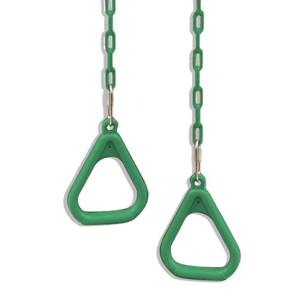 Reznor_Gym_Trapeze_Ring_With_Chain_Set_For_Kids_Sports_Outdoor_Indoor_Gym_Swing,_Green