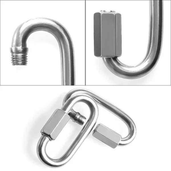 Reznor_Heavy_Duty_Oval_Shape_Galvanized_Steel_Screw_Link_Snap_Hook_Carabiner_Hook_For_Multipurpose_Weight_Lifting_Mountain_Swinging_Climbing_Gym_Pack_Of_6