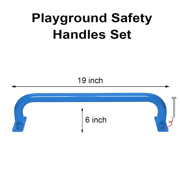 Reznor_19inch_Long_Metal_Playground_Safety_Handle_Monkey_Bars_For_Kids_Backyard_Playset_Handle_Accessories_For_Playhouse_Jungle_Gym_For_Indoor_Outdoor_Playground_Set_Of_6_Black_Red