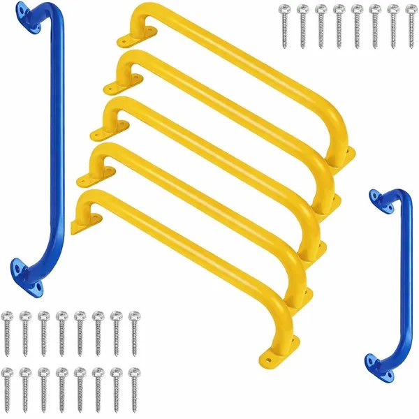 Reznor_16_Inch_Metal_Playground_Safety_Grab_Bar_Handles_For_Kids_Steel_Swing_Set_Handrail_Accessories_For_Backyard_Playset_Playhouse_Jungle_Gym_Set_Of_8_Yellow_Blue