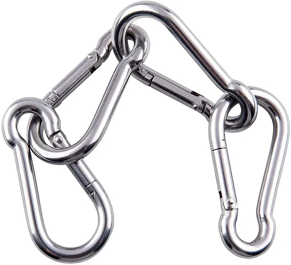 8mm_Galvanized_Steel_Snap_Hook_Carabiner_Multipurpose_Metal_Hook_For_Gym_Cable_Climbing_Swing_Fitness_Equipment_Home_Utility_Strong_Carabiner_Pack_Of_4