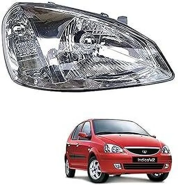 Headlight_suitable_for_Tata_Indica_V2_Right_/_Driver_sde_without_Bulb