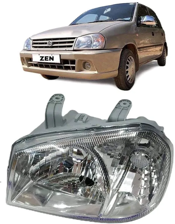 Headlight_suitable_for_Maruti_Suzuki_Zen_Minor_Left_/Passenger_Side_without_Bilb