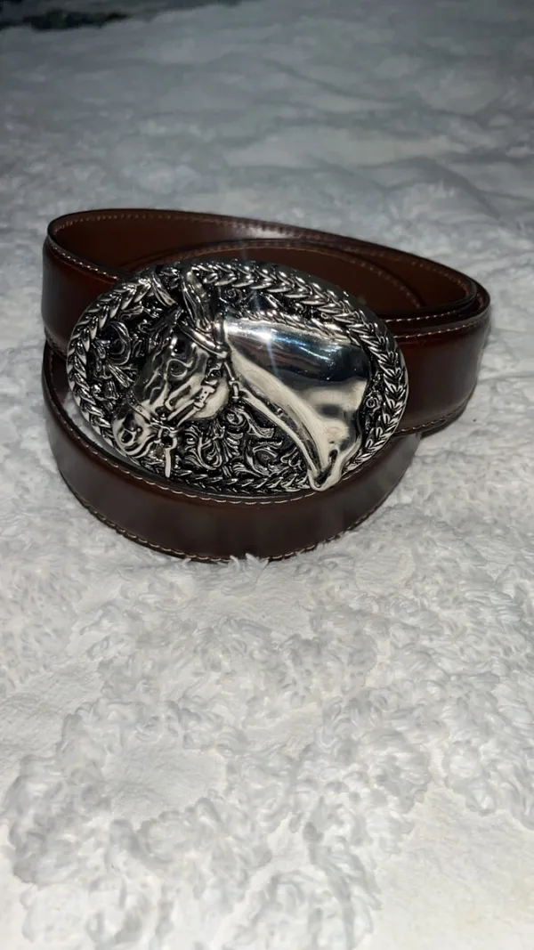 Brown_Black_Grain_Leather_Western_Animal_Buckle_Belt_For_Unisex