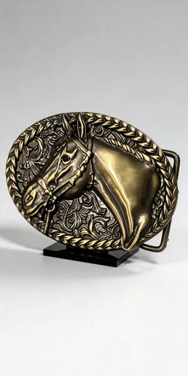 Brass_Metal_Antique_Horse_Head_Embossed_Belt_Buckle_For_Unisex