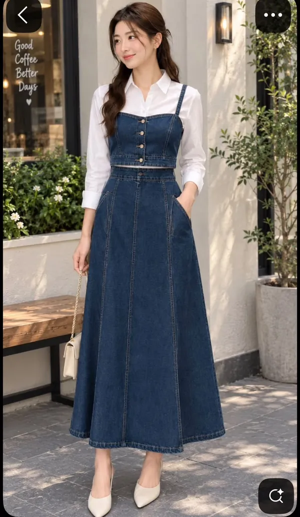 Blue_Denim_A_Line_Pinafore_corset_for_Women
