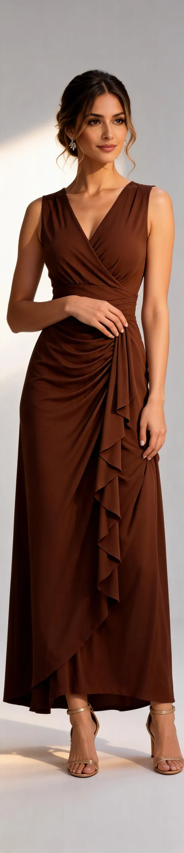Maroon_Lycra_Sleeveless_Wrap_Style_Maxi_Dress_For_Women