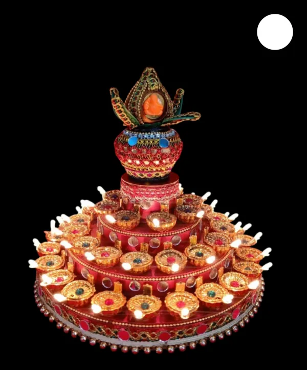 Multicolor_Kalash_Diya