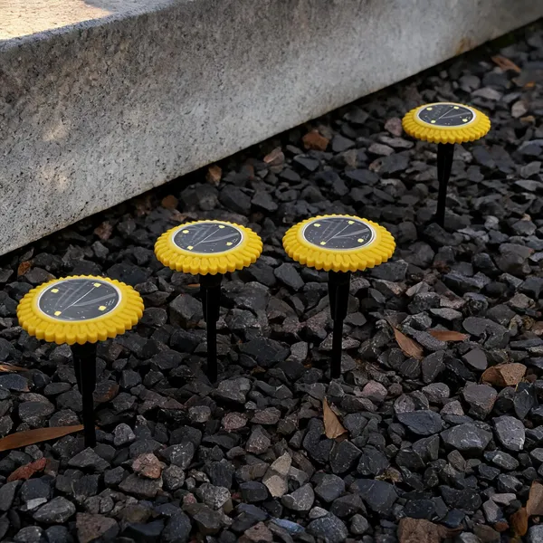 Solar_LED_Disk_Ground_Lights_Waterproof_Garden_Pathway_Pack_Of_4