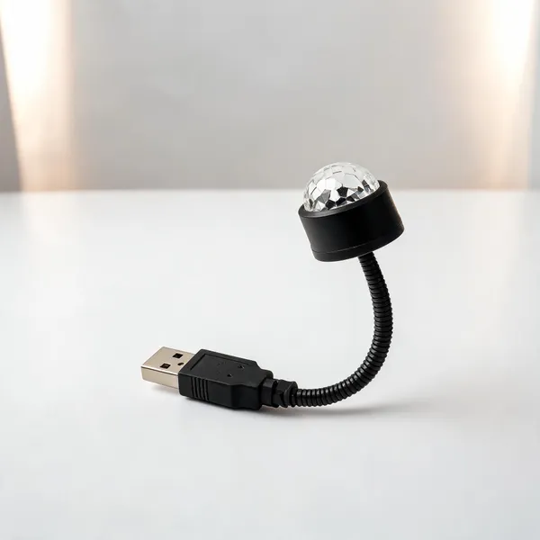 Usb_Star_Night_Light_Projector_With_Mini_Disco_Ball_Multicolour