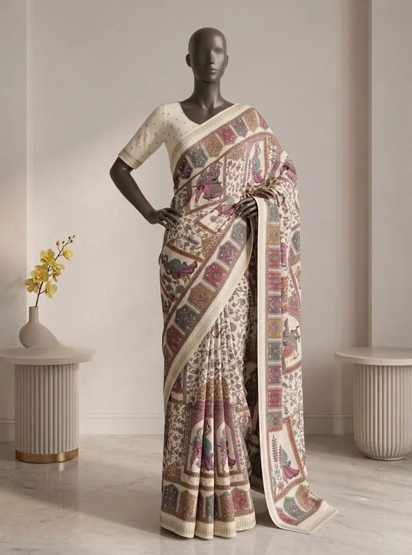 Multicolor_Printed_Saree_For_Women