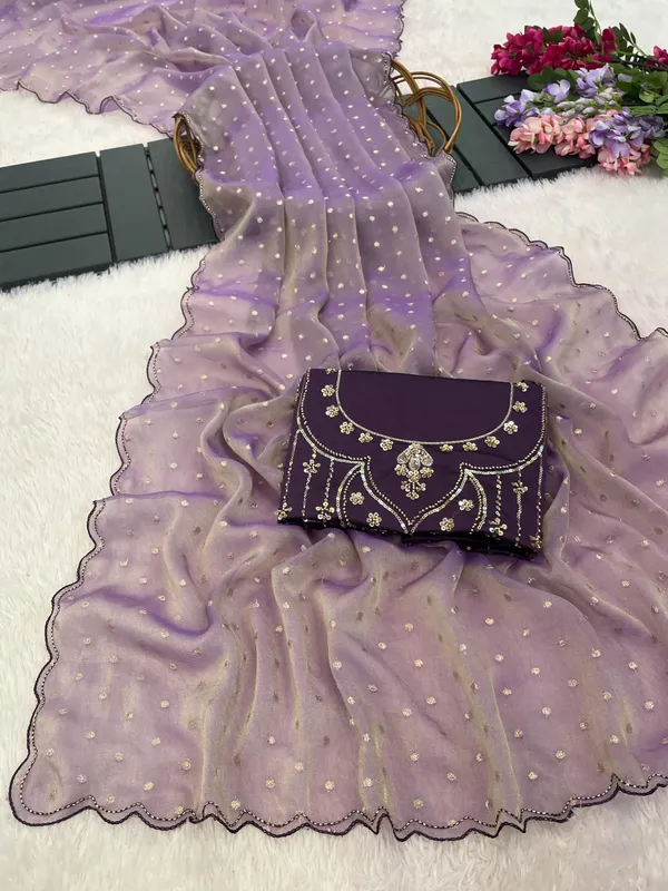 Lavender_Net_Sequin_Embellished_Saree_For_Women