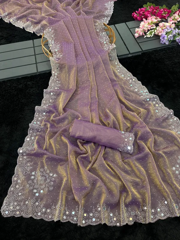 Purple_Net_Embellished_Saree_For_Women