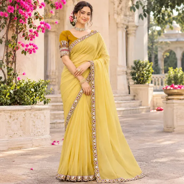 Yellow_Sheer_Embellished_Saree_For_Women