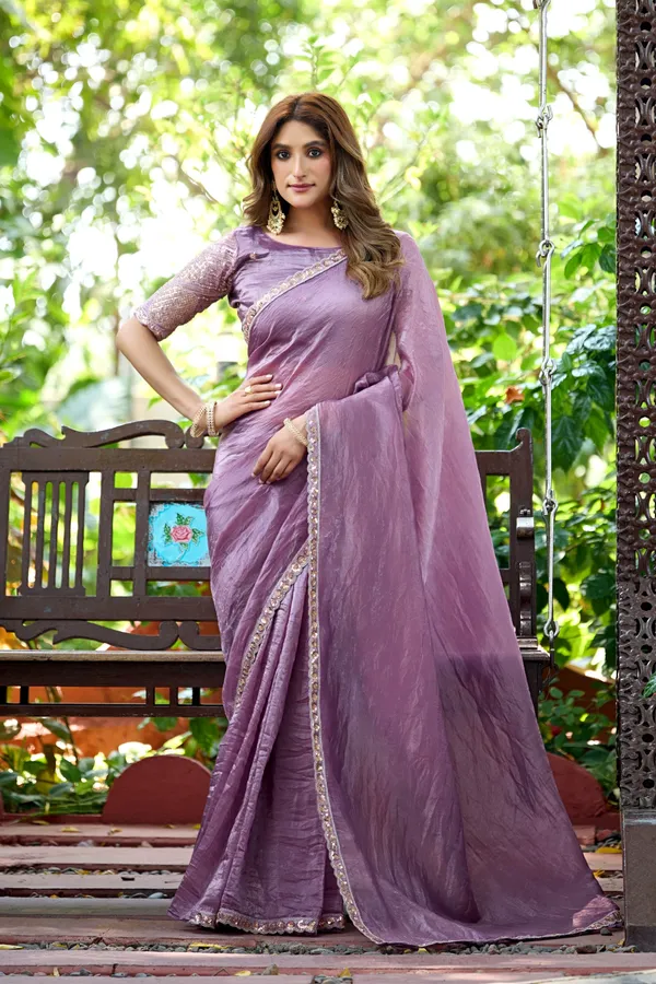 Lavender_Embellished_Saree_For_Women