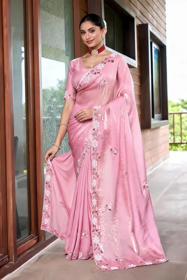 Pink_Embroidered_Saree_For_Women