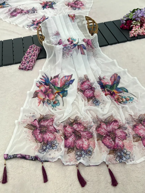 White_Chiffon_Floral_Printed_Dupatta_For_Women