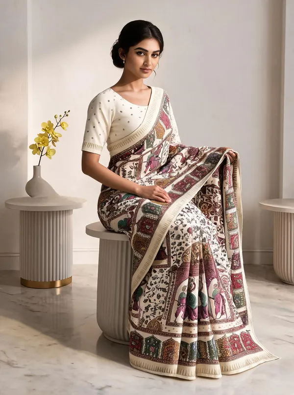 Multicolor_Printed_Saree_For_Women