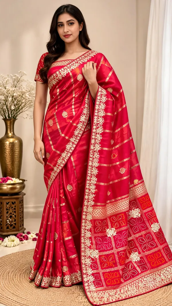 Red_Traditional_Saree_For_Women