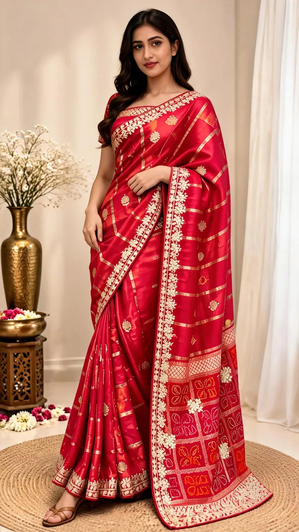 Red_Traditional_Saree_For_Women