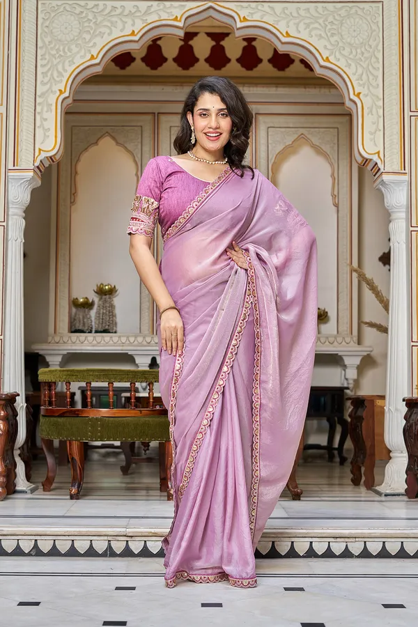 Lavender_Embroidered_Saree_For_Women