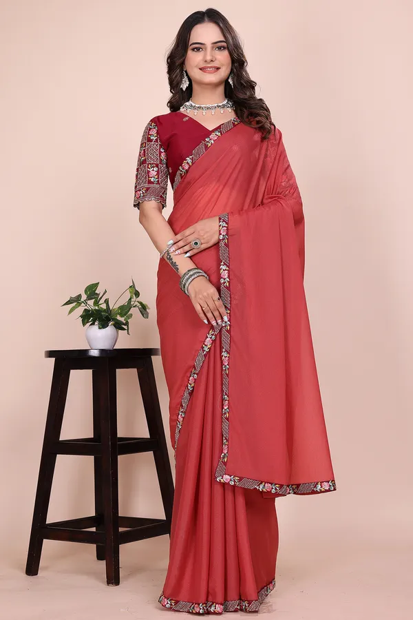 Coral_Floral_Embroidered_Saree_For_Women