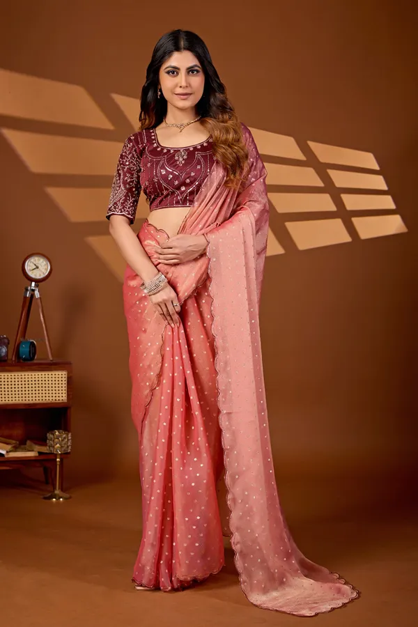 Pink_Embellished_Saree_For_Women