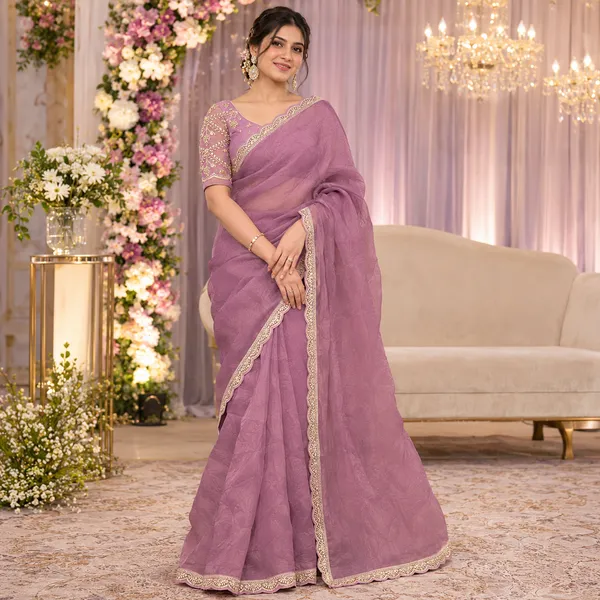Purple_Sheer_Embellished_Saree_For_Women