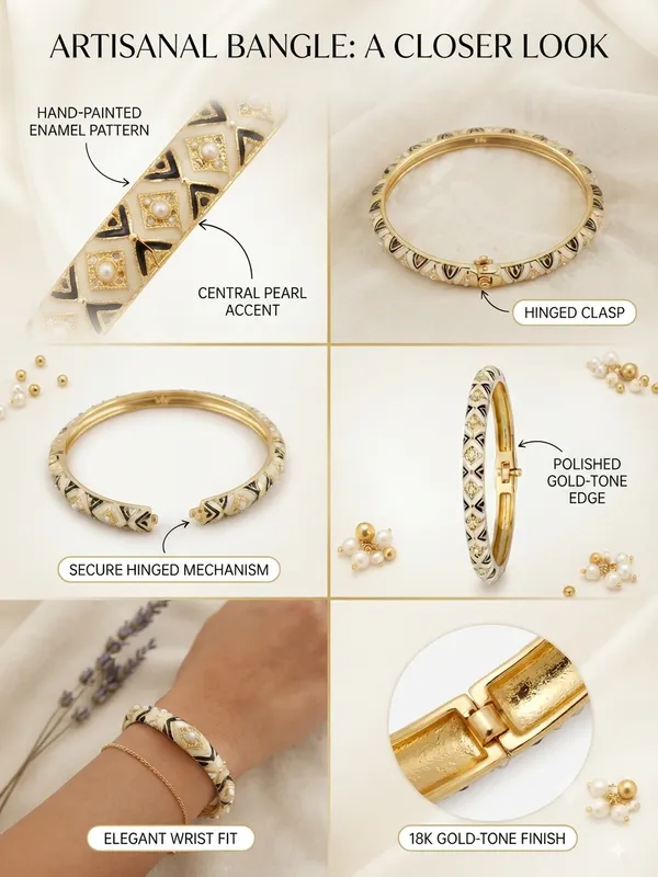 Gold-Tone_Geometric_Cuff_Bangle_for_Women