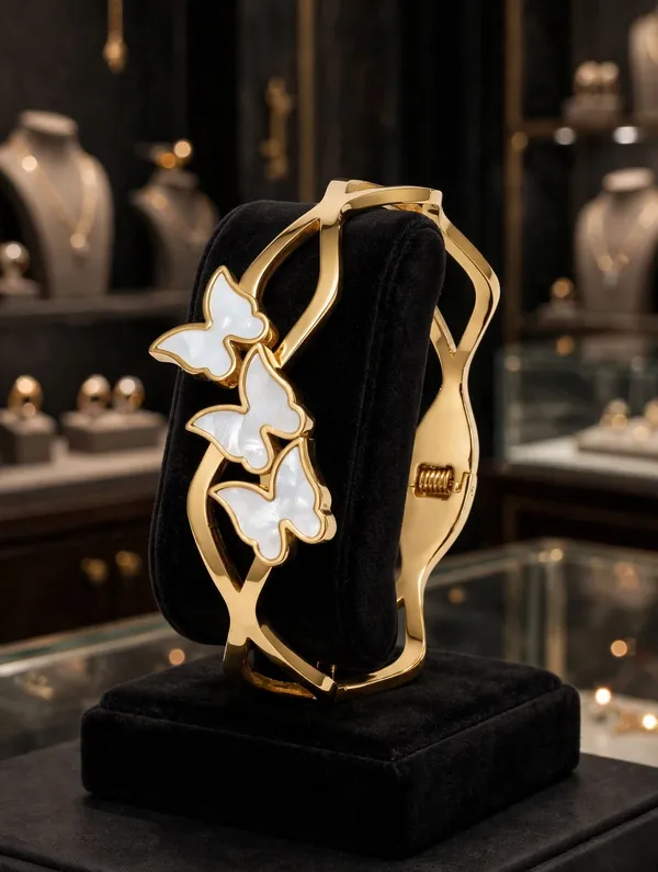 Gold_Plated_Butterfly_Bangle_for_Women