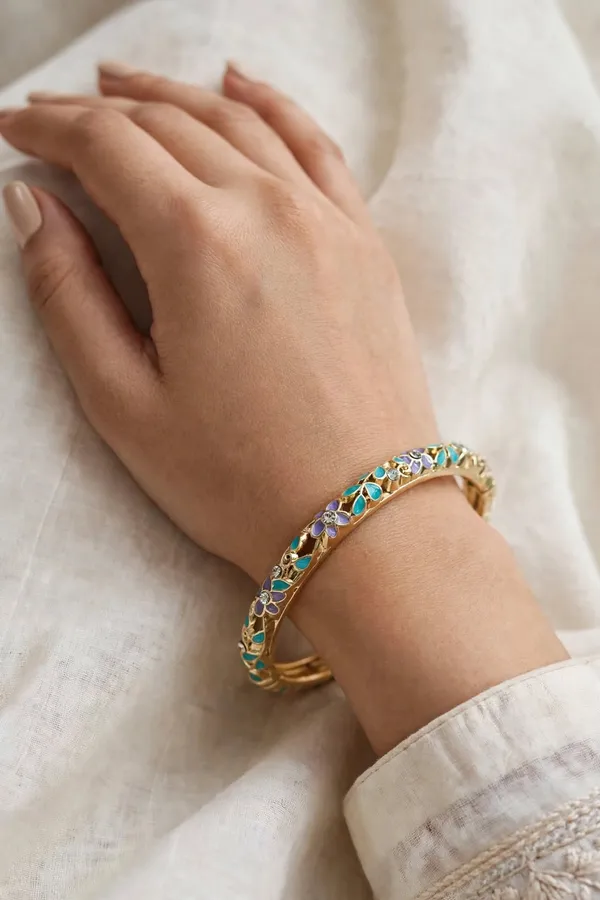 Gold_Tone_Multicolor_Stone_Bracelet_for_Women